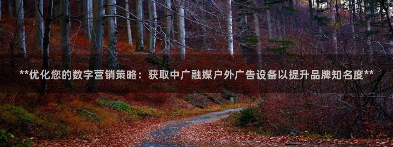 杏宇平台总代理电话：**优化您的数字营销策略：获取中广融媒户外广告设备以提升品牌知名度**