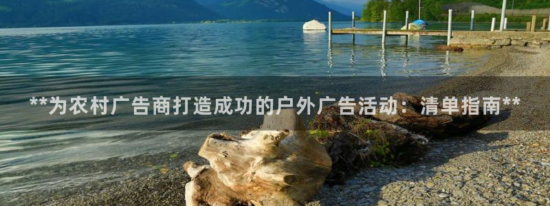 杏宇平台代理多少钱一个：**为农村广告商打造成功的户外广告活动：清单指南**