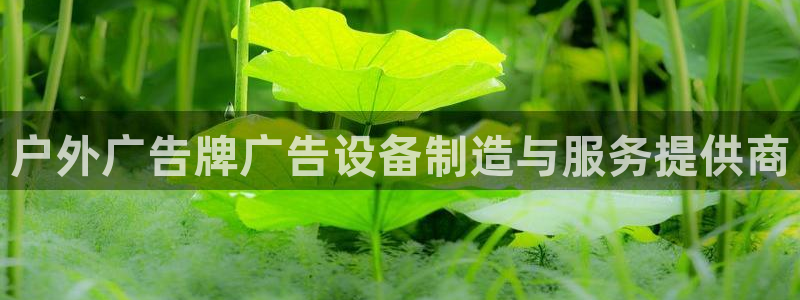 杏宇平台总代理：户外广告牌广告设备制造与服务提供商
