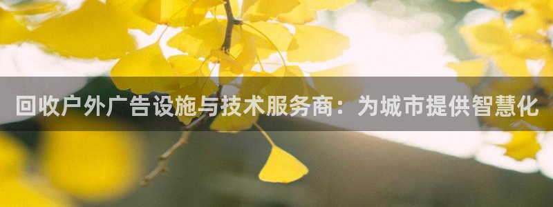 杏宇平台怎么样：回收户外广告设施与技术服务商：为城市提供智慧化