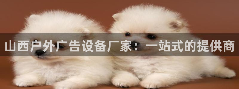 杏宇平台代理：山西户外广告设备厂家：一站式的提供商